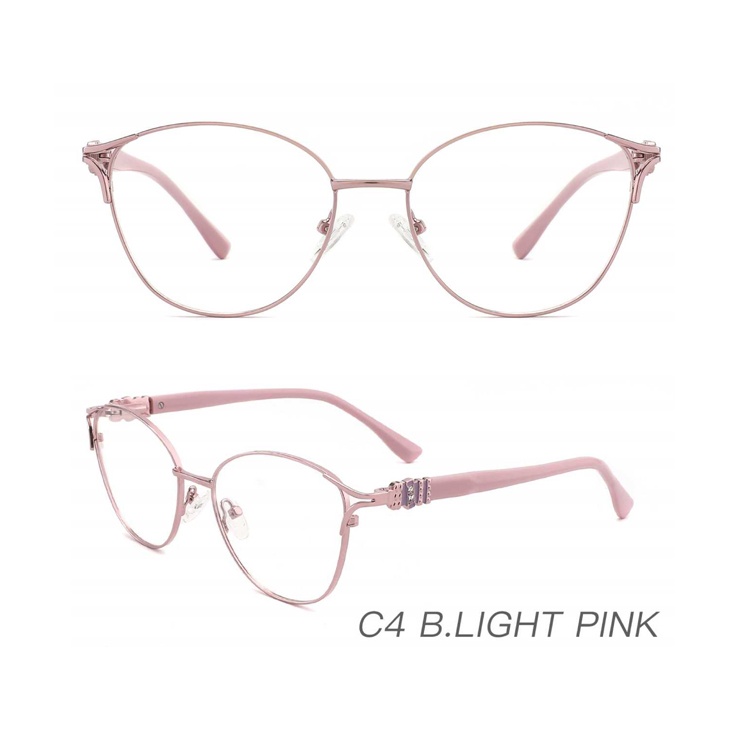 Metal optical frame clip-on