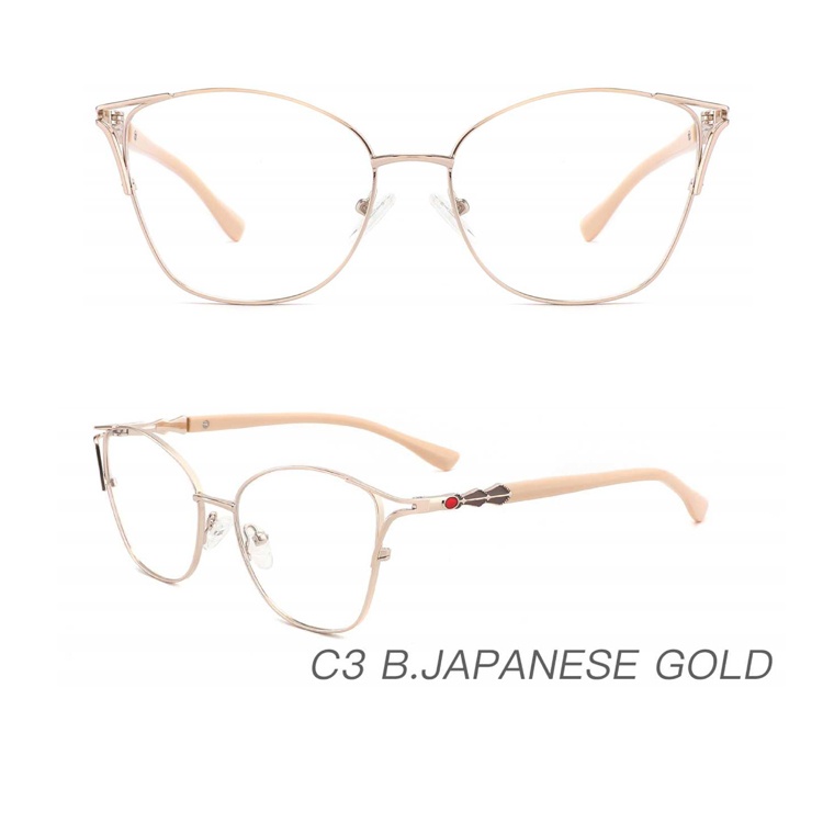 Metal optical frame clip-on