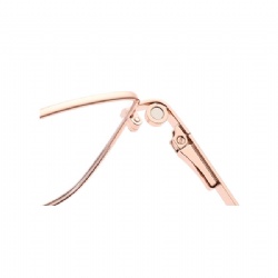 Metal optical frame clip-on
