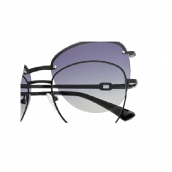 Metal optical frame clip-on
