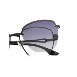 Metal optical frame clip-on