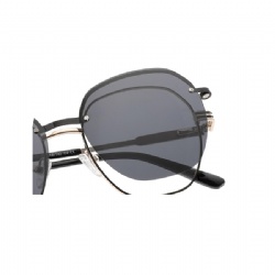 Metal optical frame clip-on