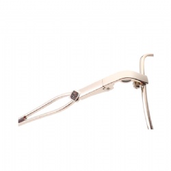 Metal optical frame clip-on