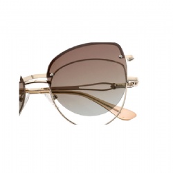 Metal optical frame clip-on
